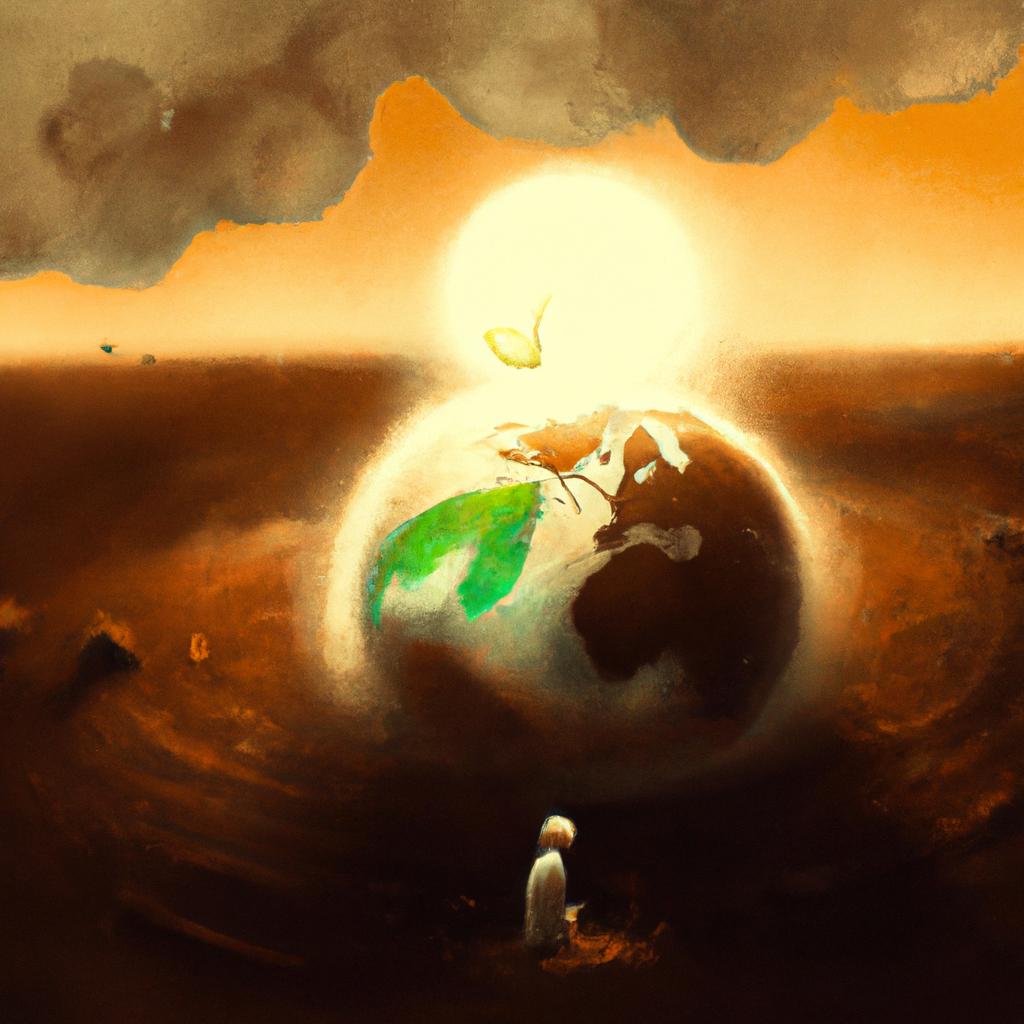 Imagem de capa do post Sonho com Terra: Entenda o Profundo Significado! com um desenho digital