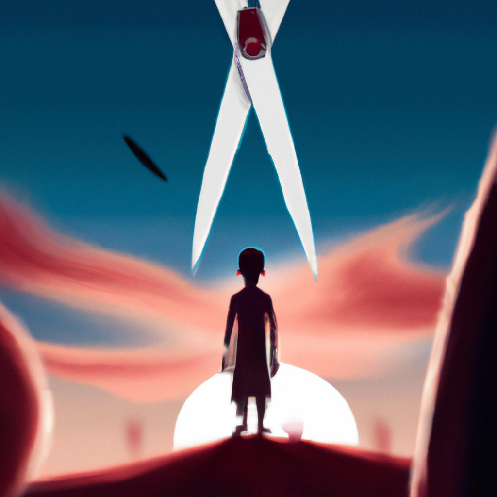 Imagem de capa do post "Descubra o Significado do Sonho com Tesoura: Uma Abordagem Inovadora". com um desenho digital