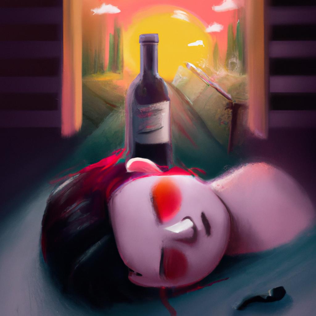 Imagem de capa do post Descubra o que Sonho com Vinho Revela Sobre Você! com um desenho digital