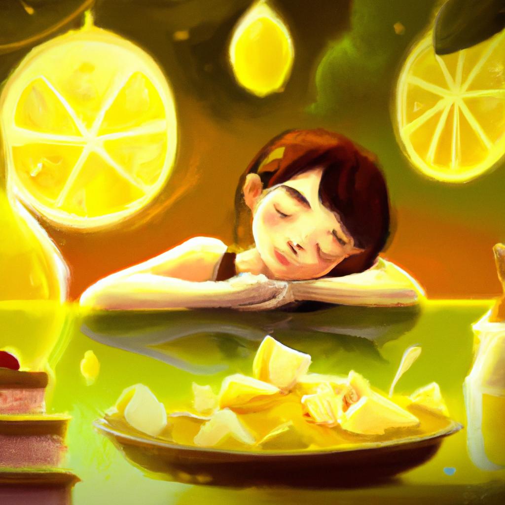 Imagem de capa do post "Descubra o Significado Secreto do Sonho de Amor Limão Com Mel!" com um desenho digital