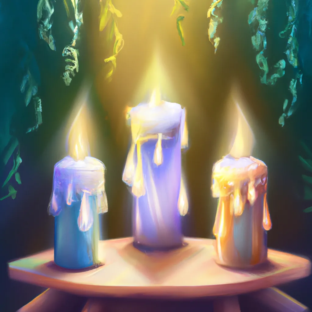 Dicas A Magia das Velas Coloridas
