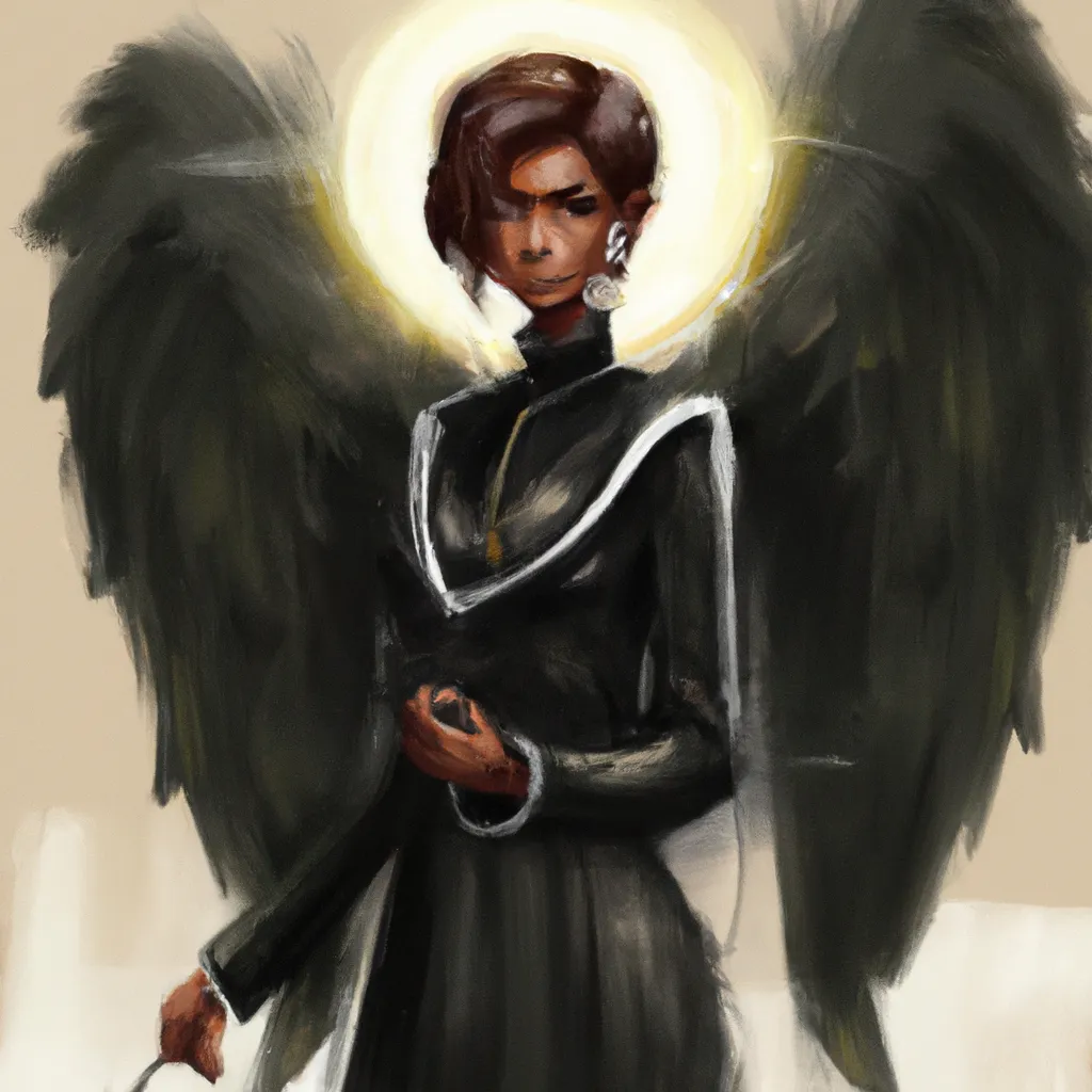 Dicas anjo preto fantasia