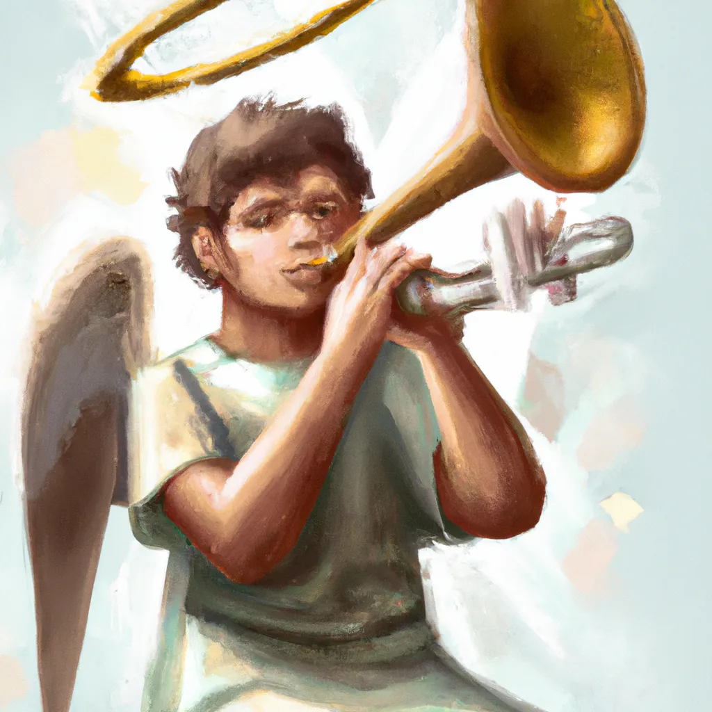 Anjos Tocando Trombetas: O Som Celestial que Encanta os Corações! 3 Dicas anjo tocando trombeta