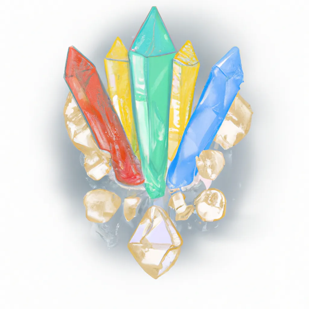 Dicas chakras with crystals