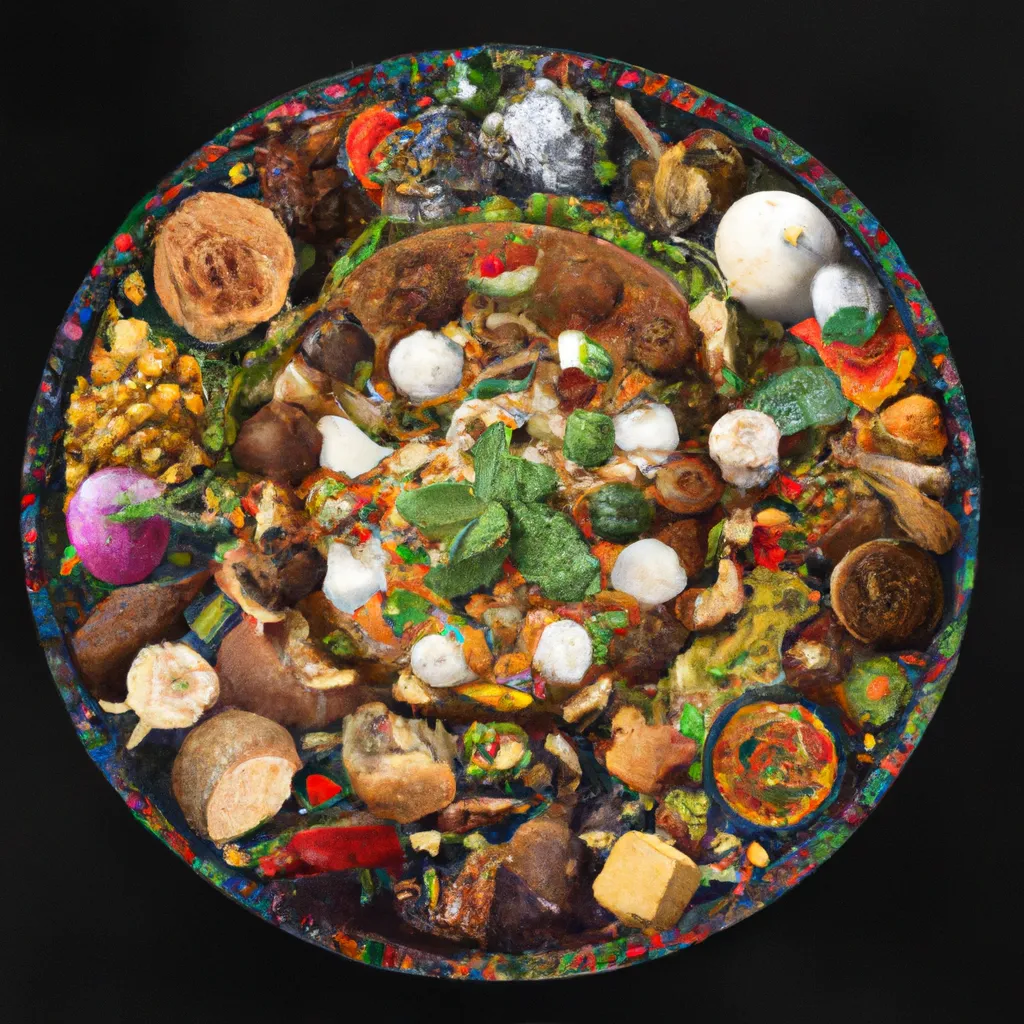 Dicas mandala comidas especiais
