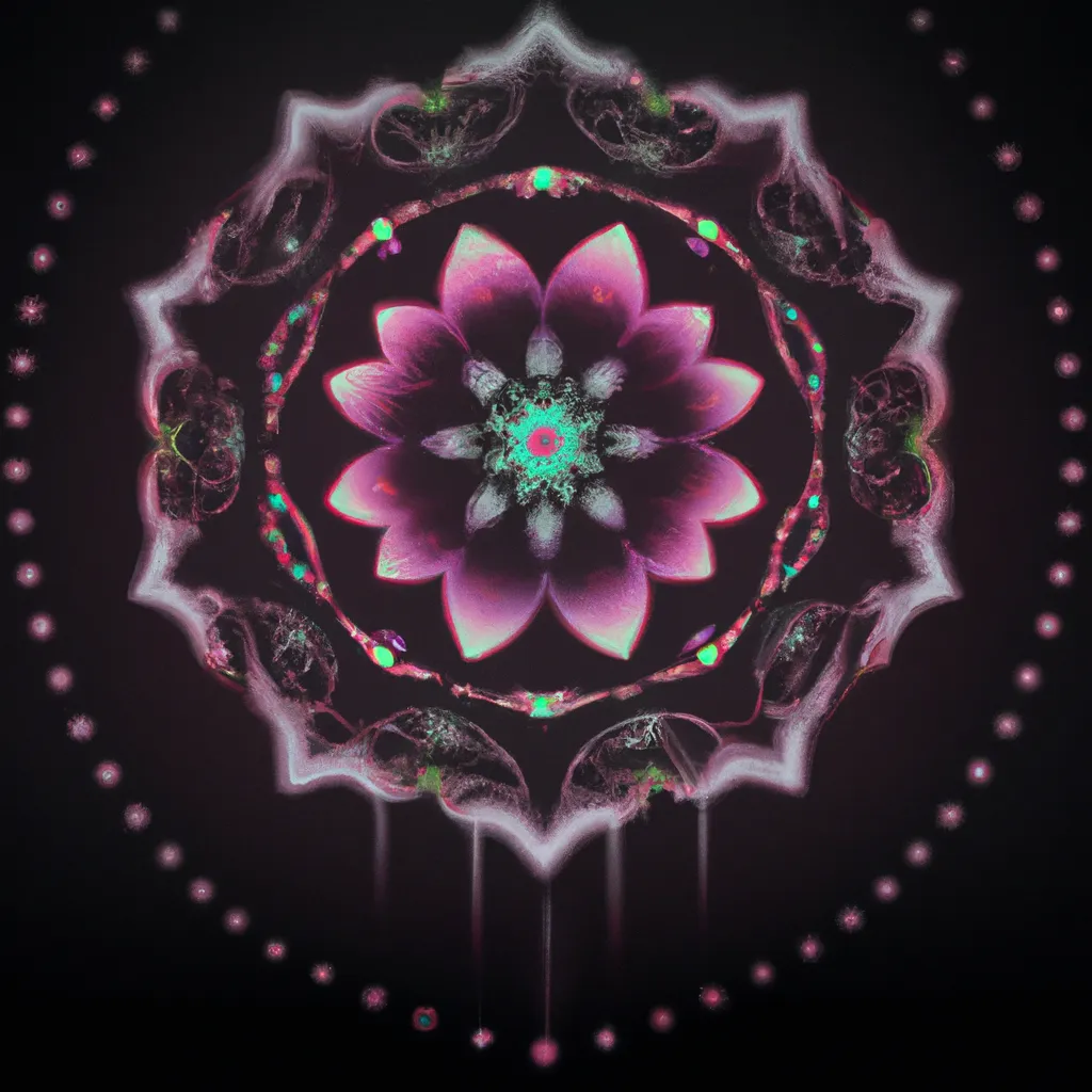 Dicas mandala flor