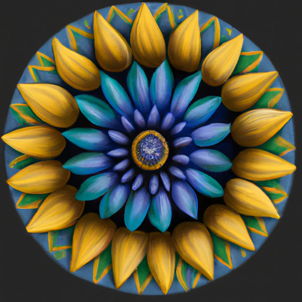 Dicas mandala girassol