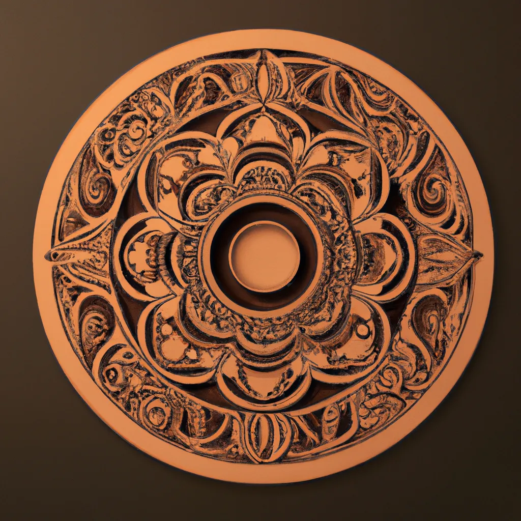 Dicas mandala mdf cru