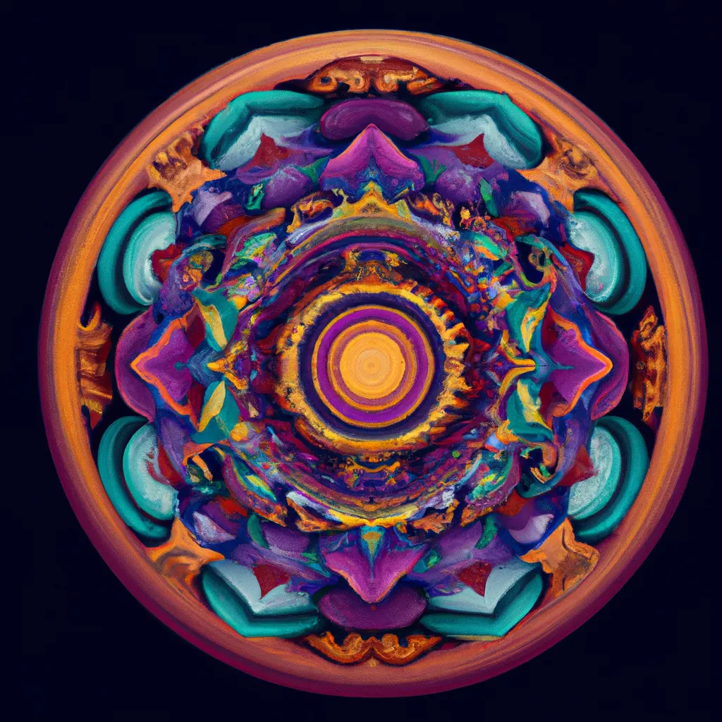 Dicas mandala redonda