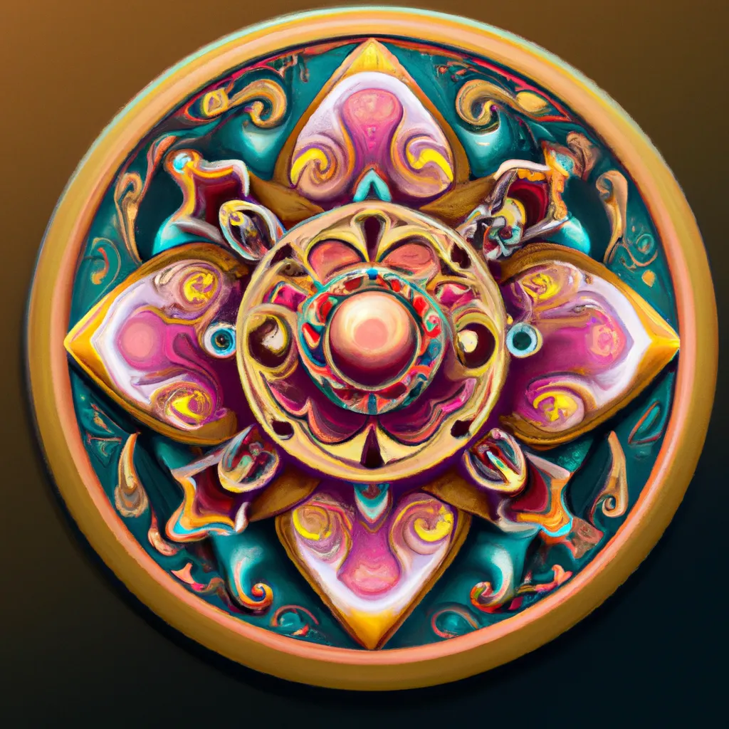 Dicas mandala vazada
