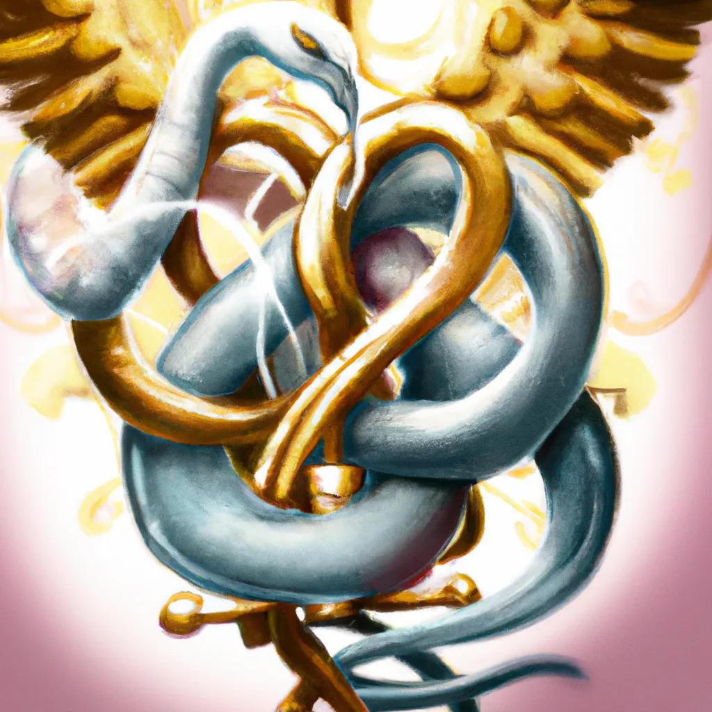 Fotos Compreendendo o Significado Espiritual do Simbolo Caduceu com Duas Serpentes