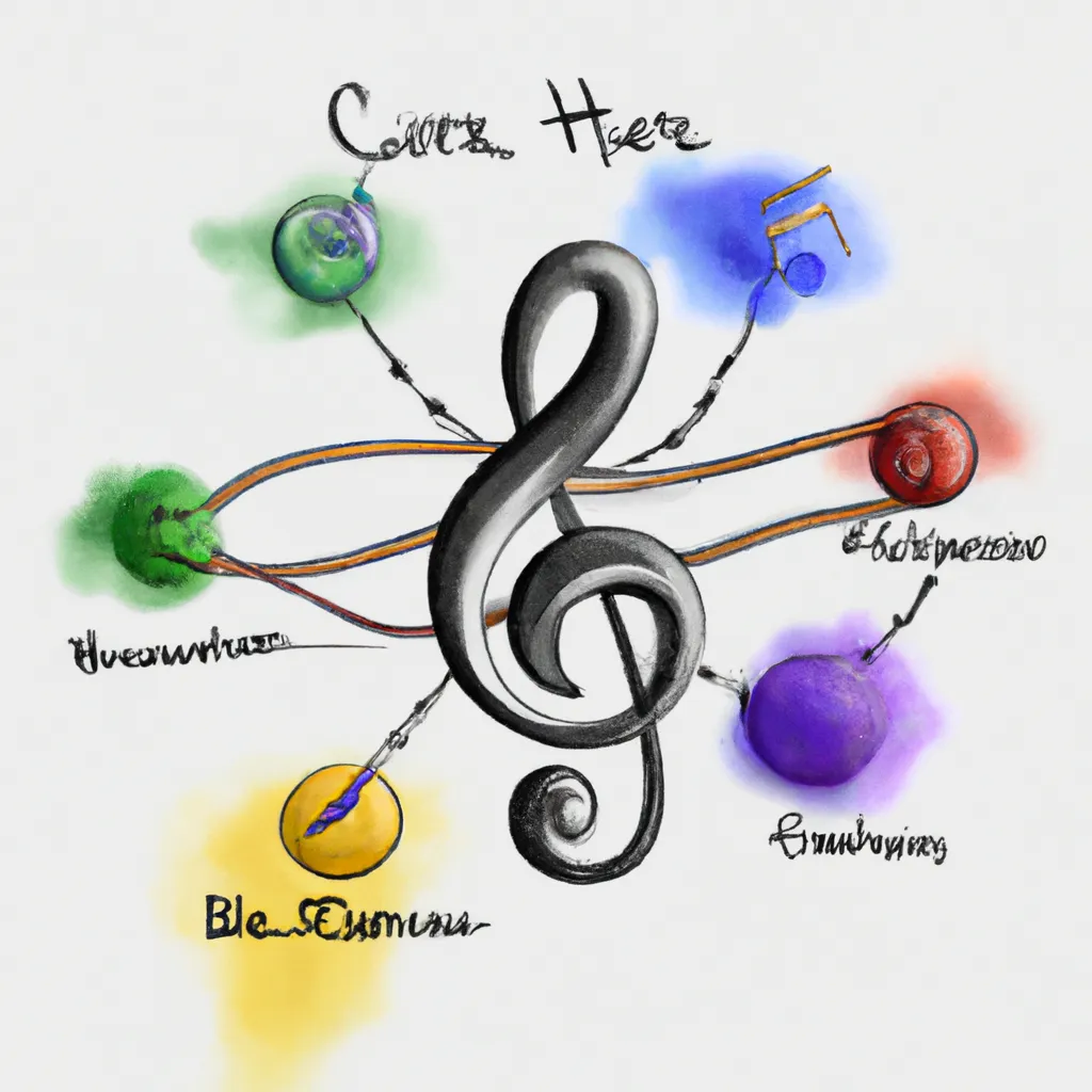 Fotos chakras y notas musicales