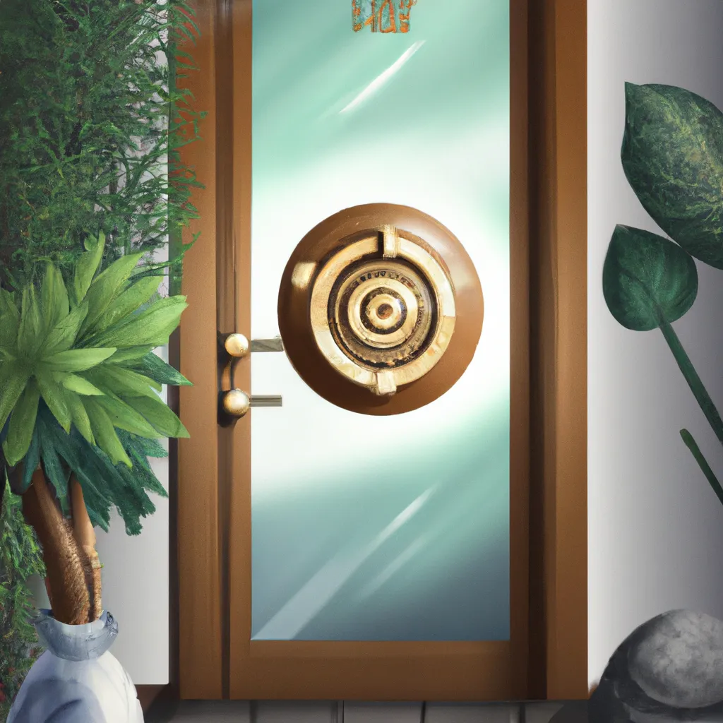 Como o Feng Shui pode Ajudar a Transformar o Ambiente de sua Porta de Entrada com um Espelho? 2 Fotos feng shui espelho em frente a porta de entrada