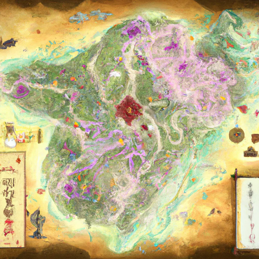 Fotos feng shui mapa
