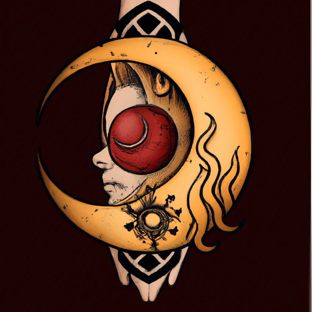 Fotos lua tatuagem