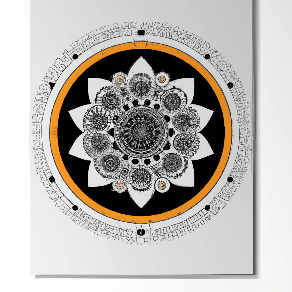Transforme Sua Parede em um Oásis de Harmonia com Mandala Adesivo! 2 Fotos mandala adesivo parede