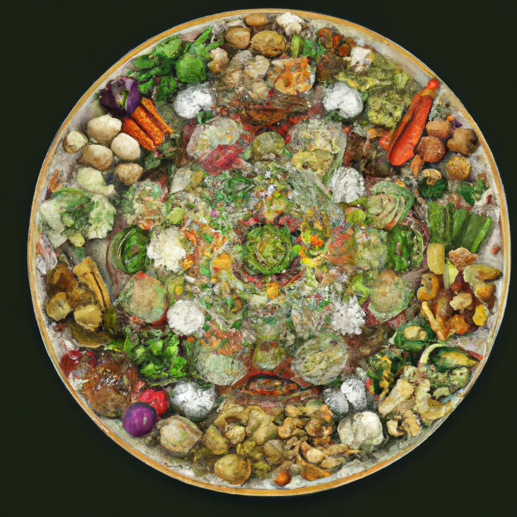 Fotos mandala alimentos