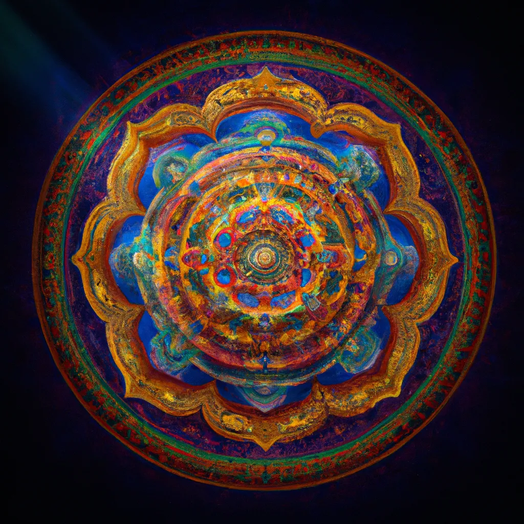 Fotos mandala budista