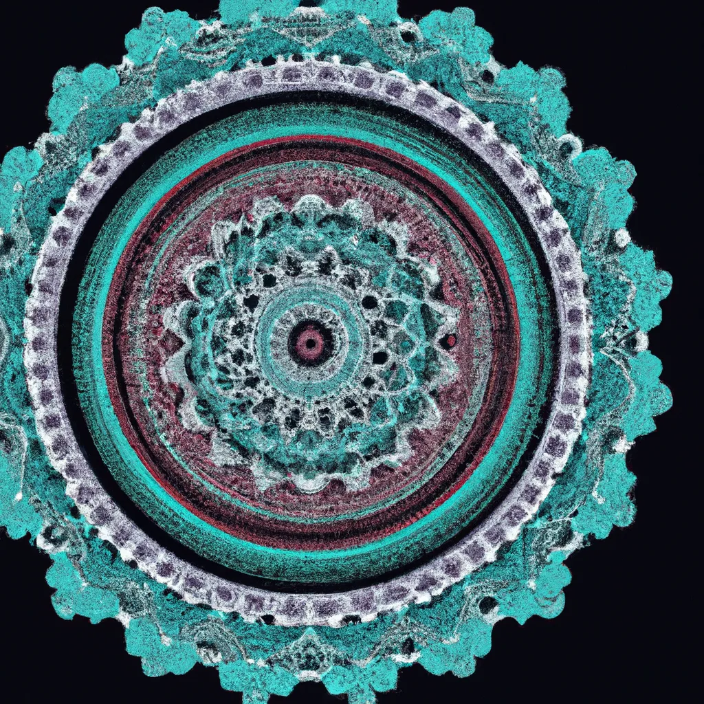 Fotos mandala em croche