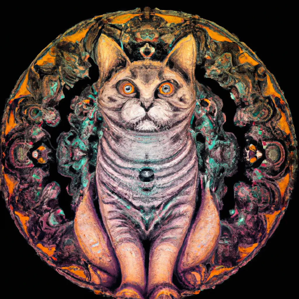 Fotos mandala gato