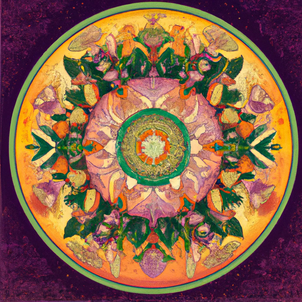 Fotos mandala jardim secreto