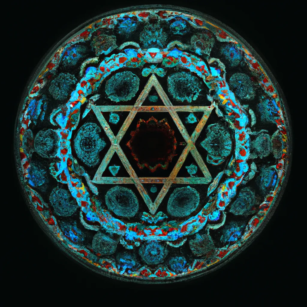 Fotos mandala judaica