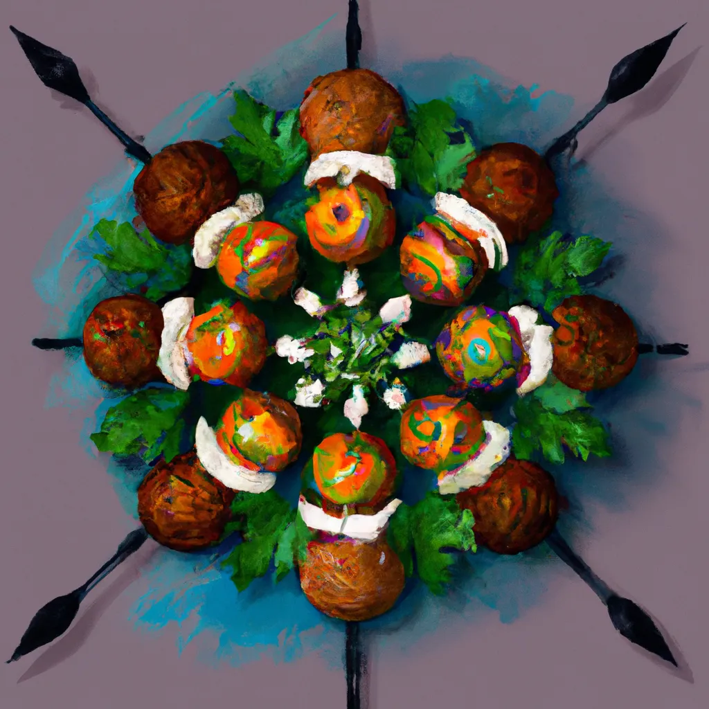 Fotos mandala kebabs