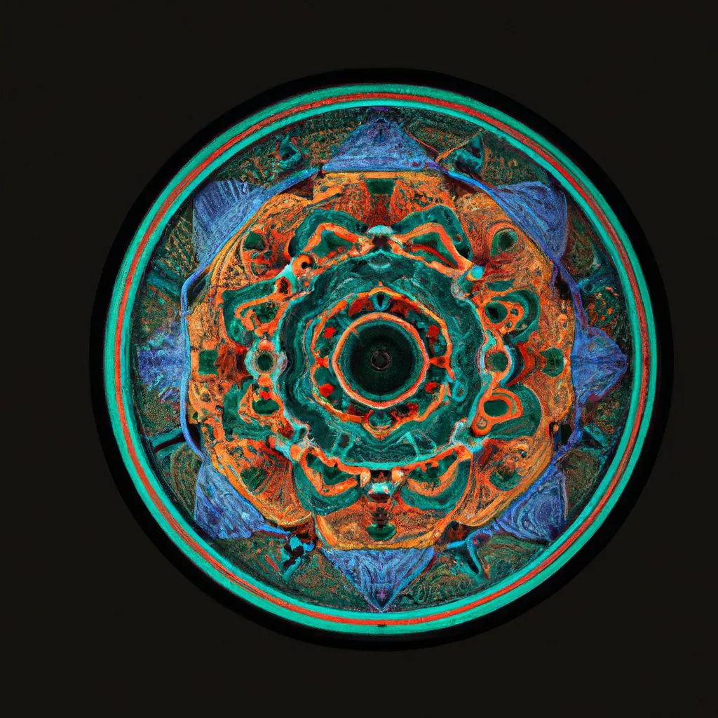 Fotos mandala madeira