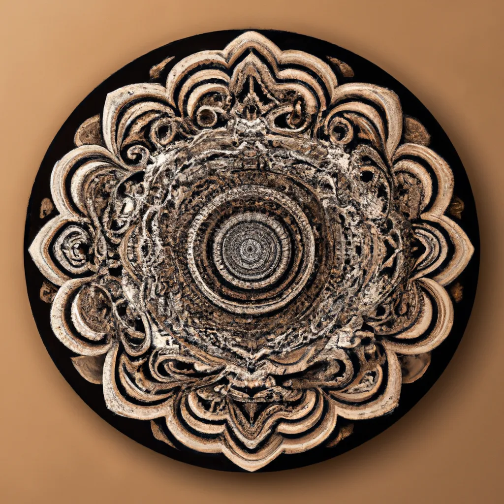 Fotos mandala mdf cru