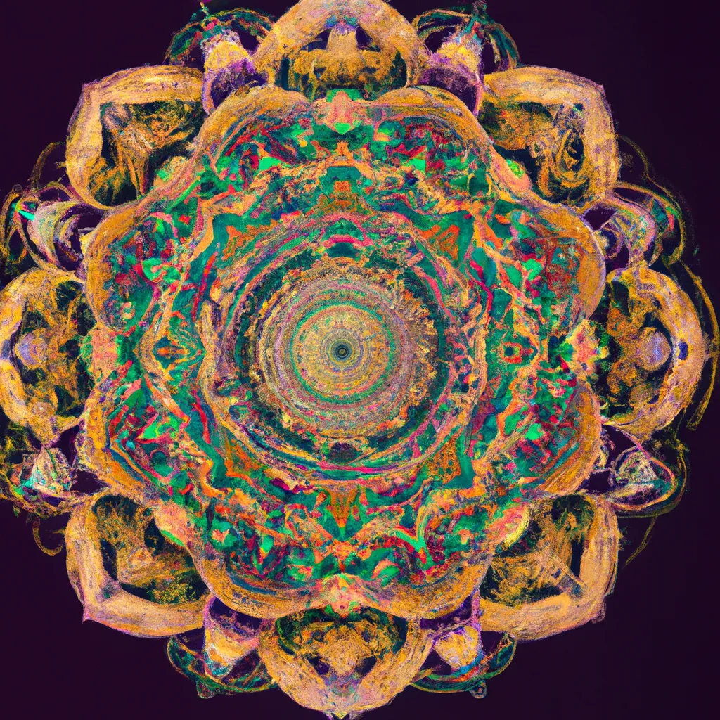 Fotos mandala origem