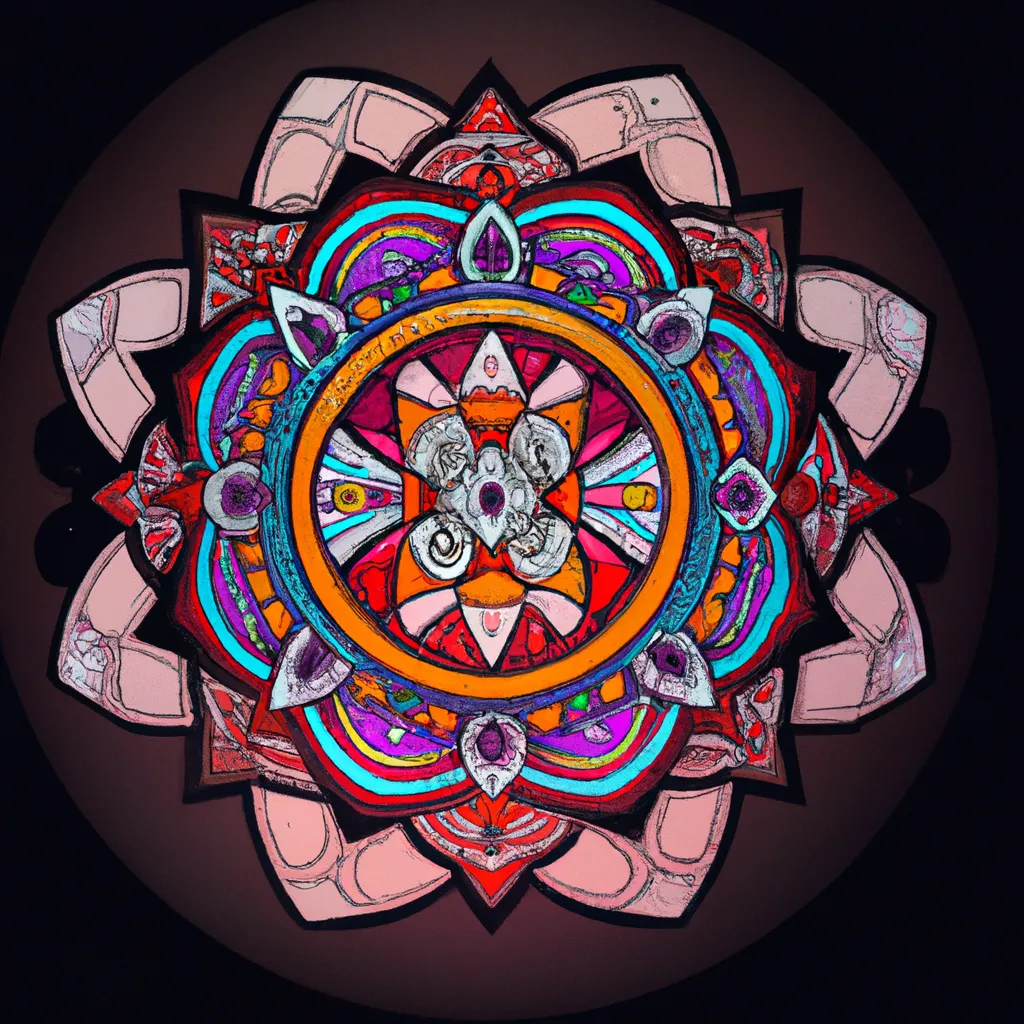 Mandala na Parede: Transforme a Sua Casa com Estilo e Criatividade! 2 Fotos mandala parede