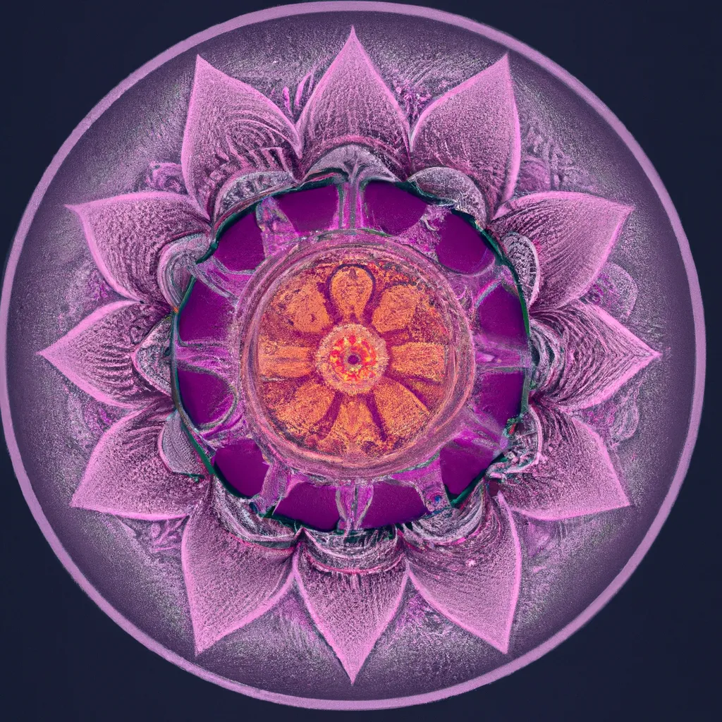Fotos mandala rosa