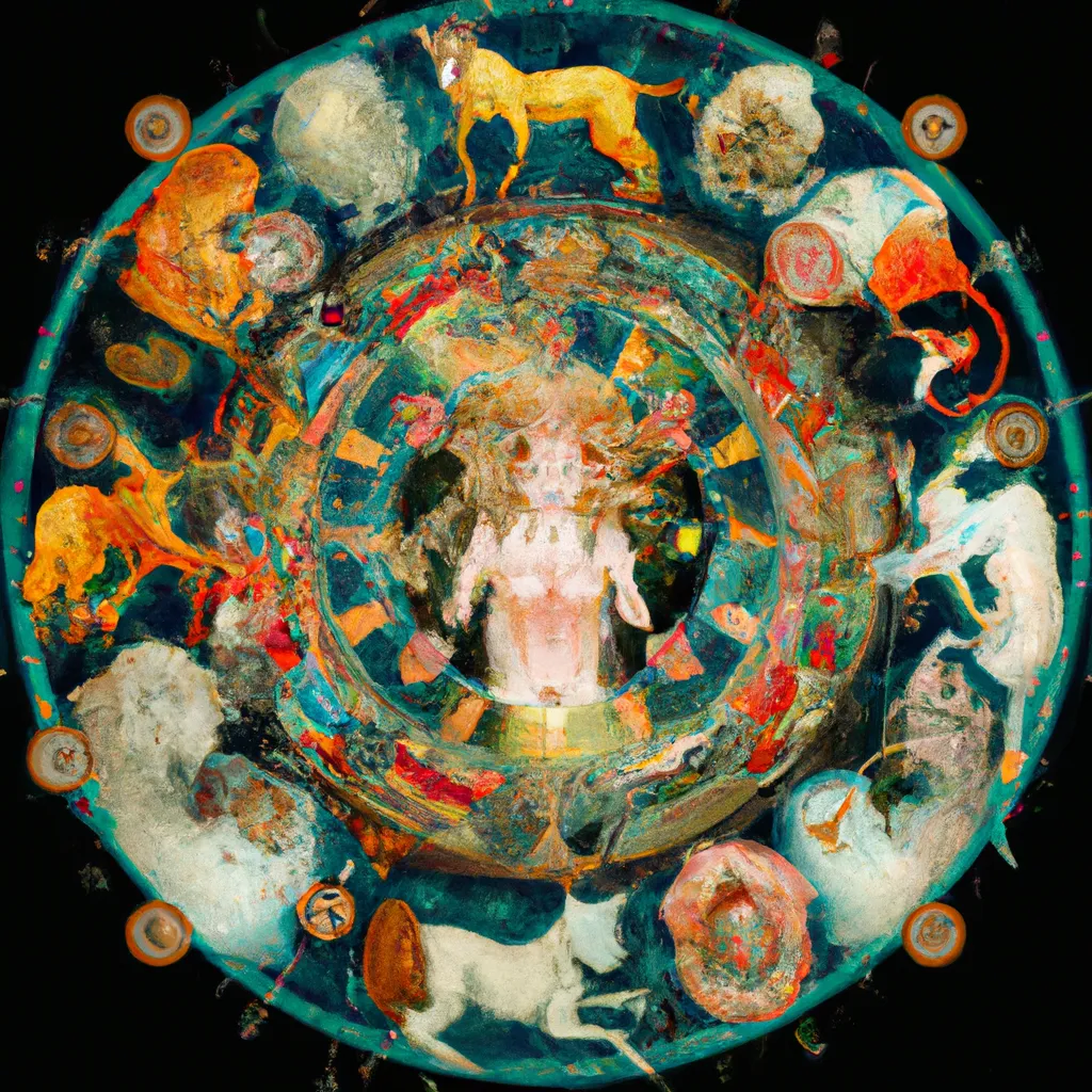 Fotos mandala zodiacal
