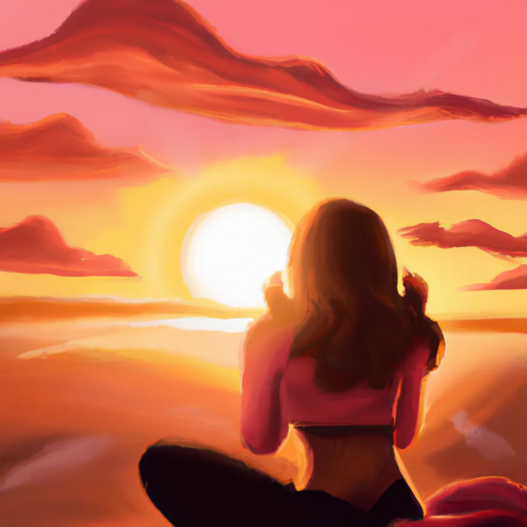 Meditação do Por do Sol: Descubra o Poder dos Rituais Crepusculares para Aumentar a Sua Criatividade! 2 Fotos meditacao do por do sol