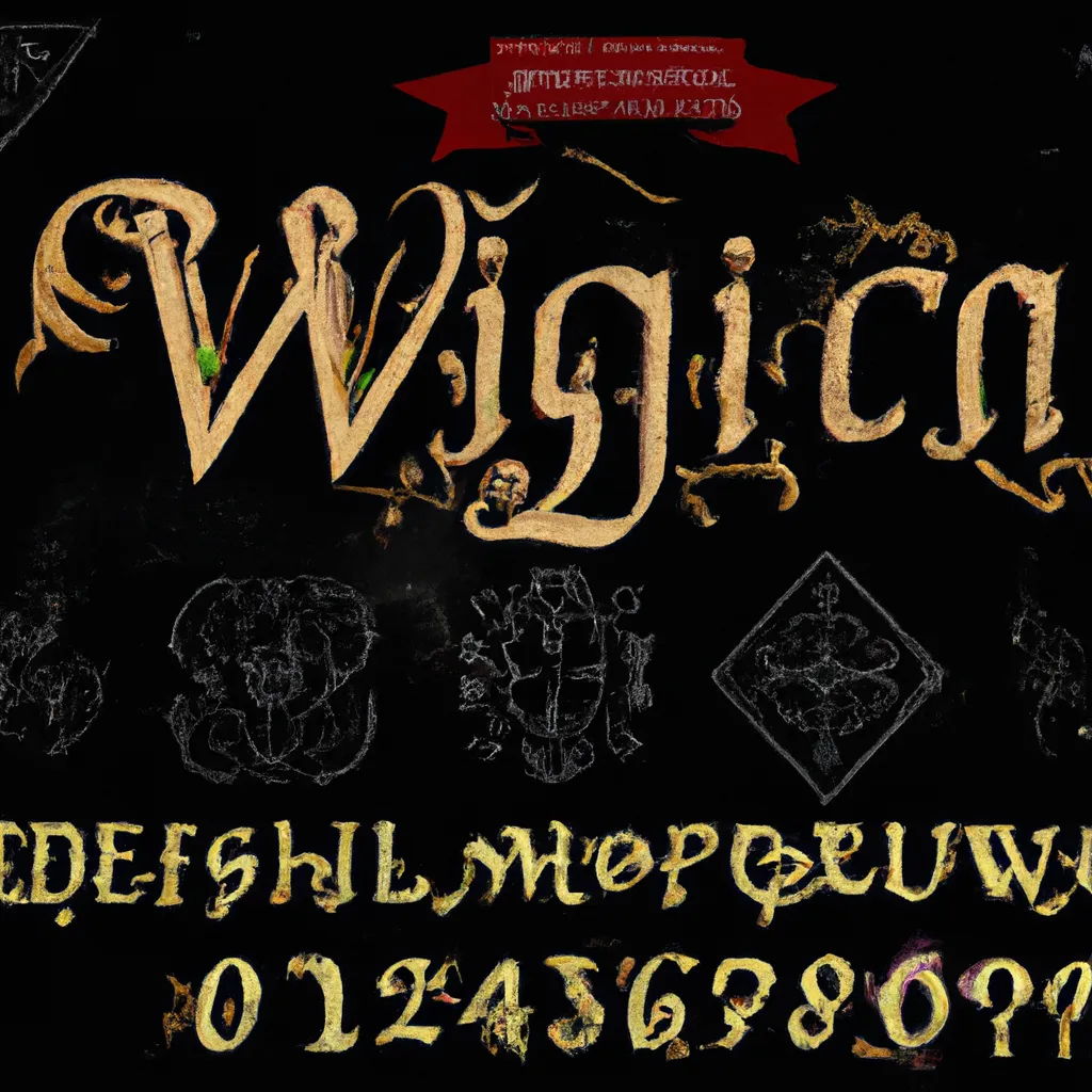 Fotos wicca font