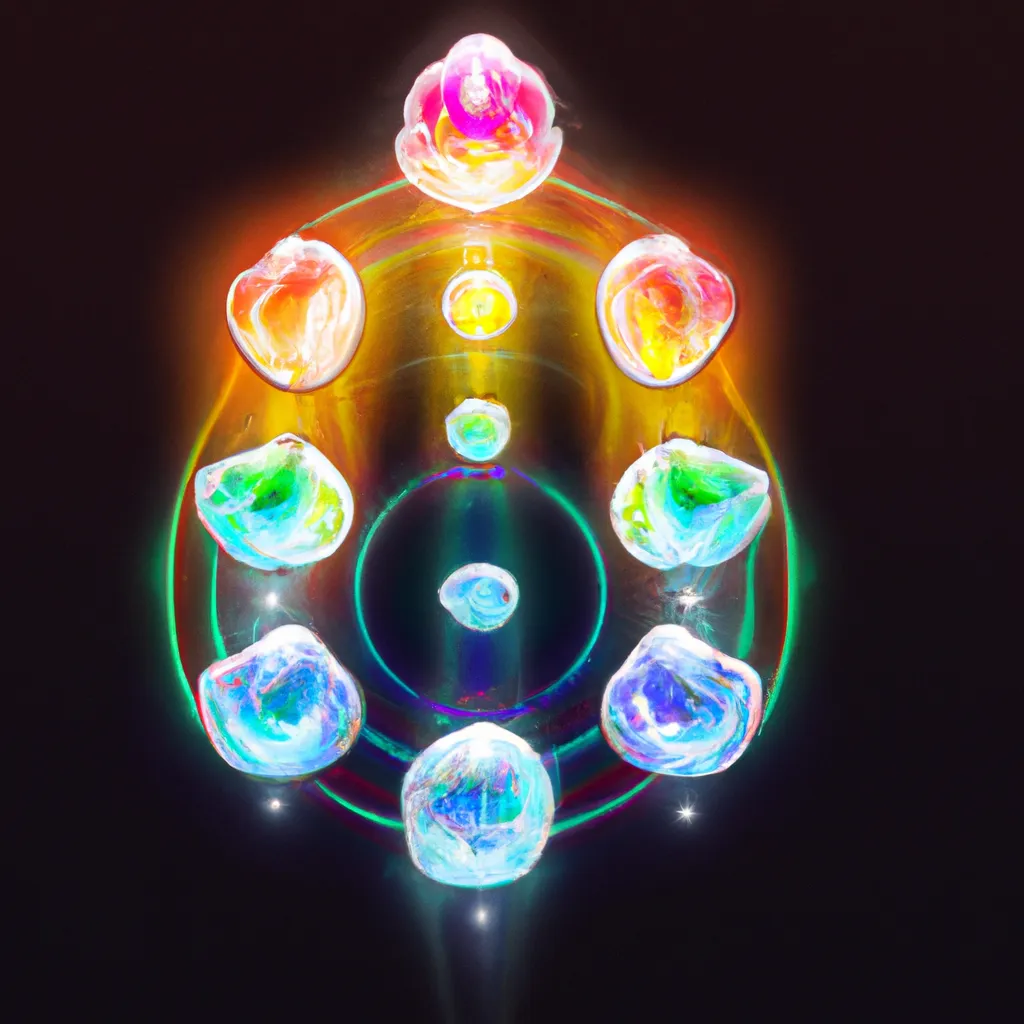 Ideias chakras iluminados