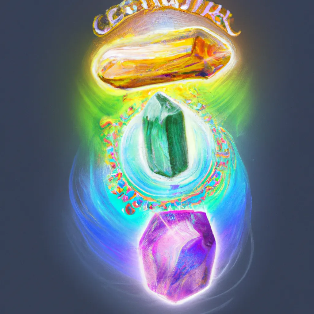 Ideias chakras with crystals