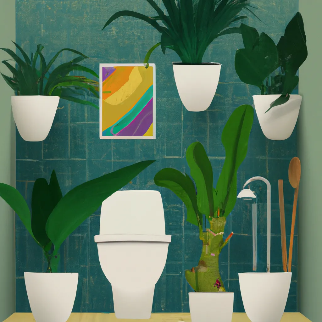 Ideias feng shui banheiro plantas