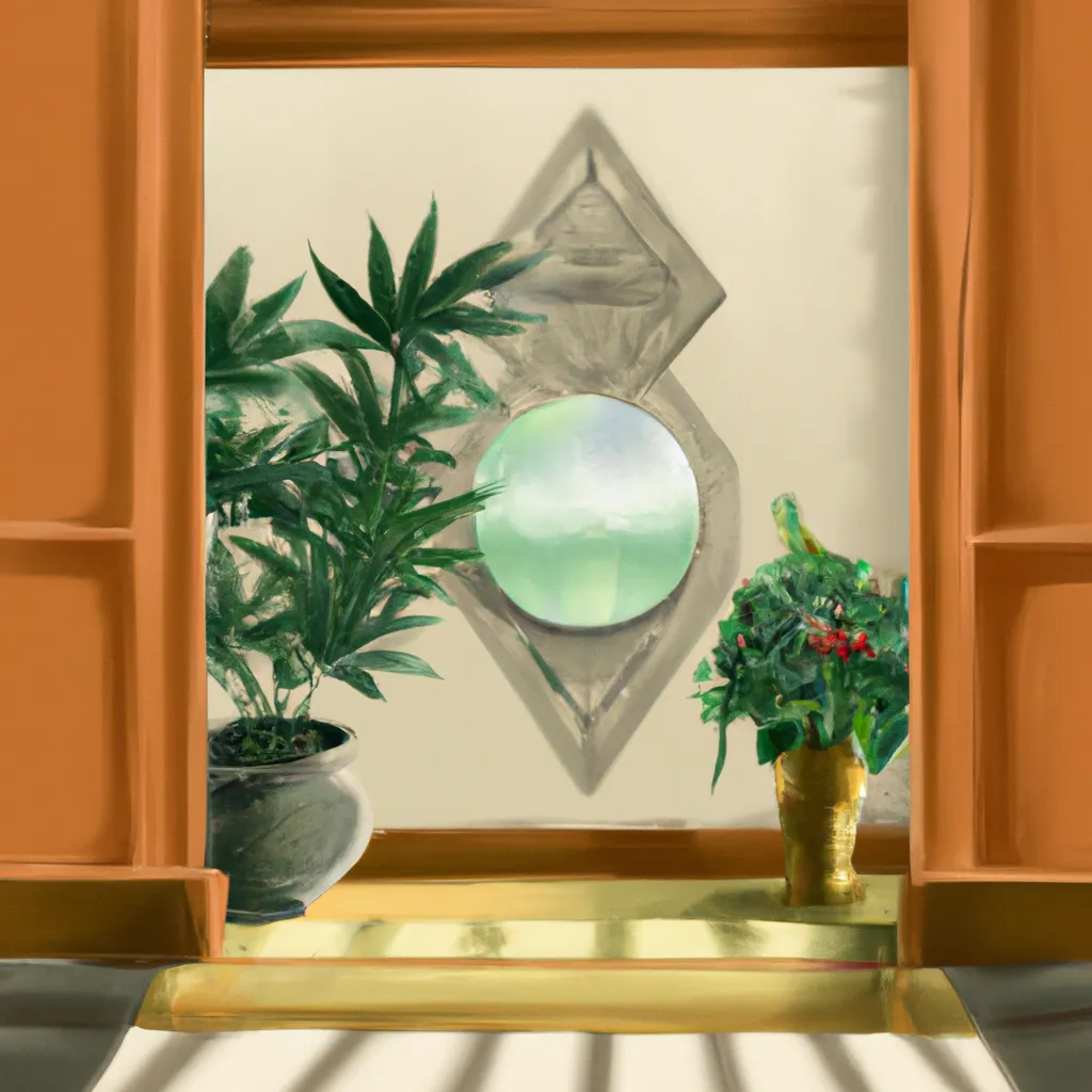 Como o Feng Shui pode Ajudar a Transformar o Ambiente de sua Porta de Entrada com um Espelho? 4 Ideias feng shui espelho em frente a porta de entrada
