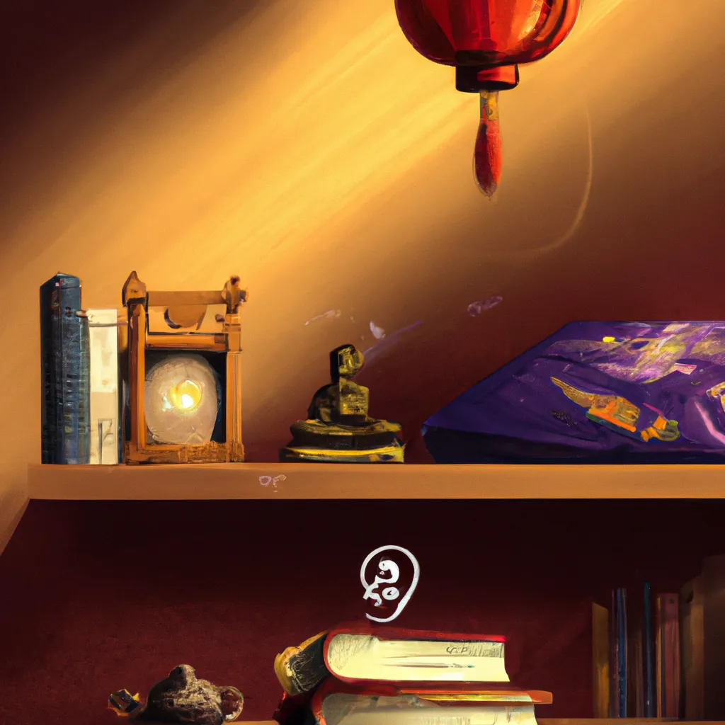 Ideias feng shui livros no quarto