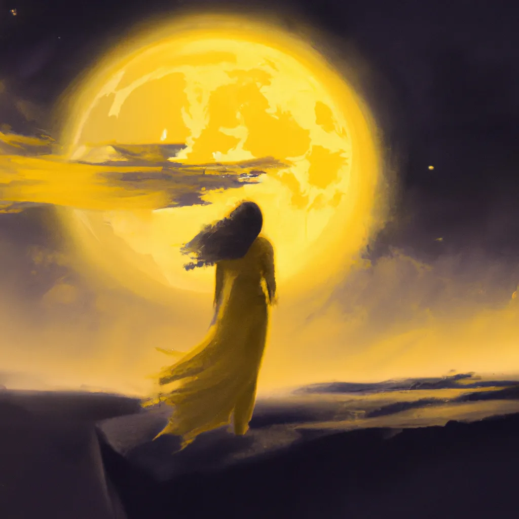 Ideias lua amarela