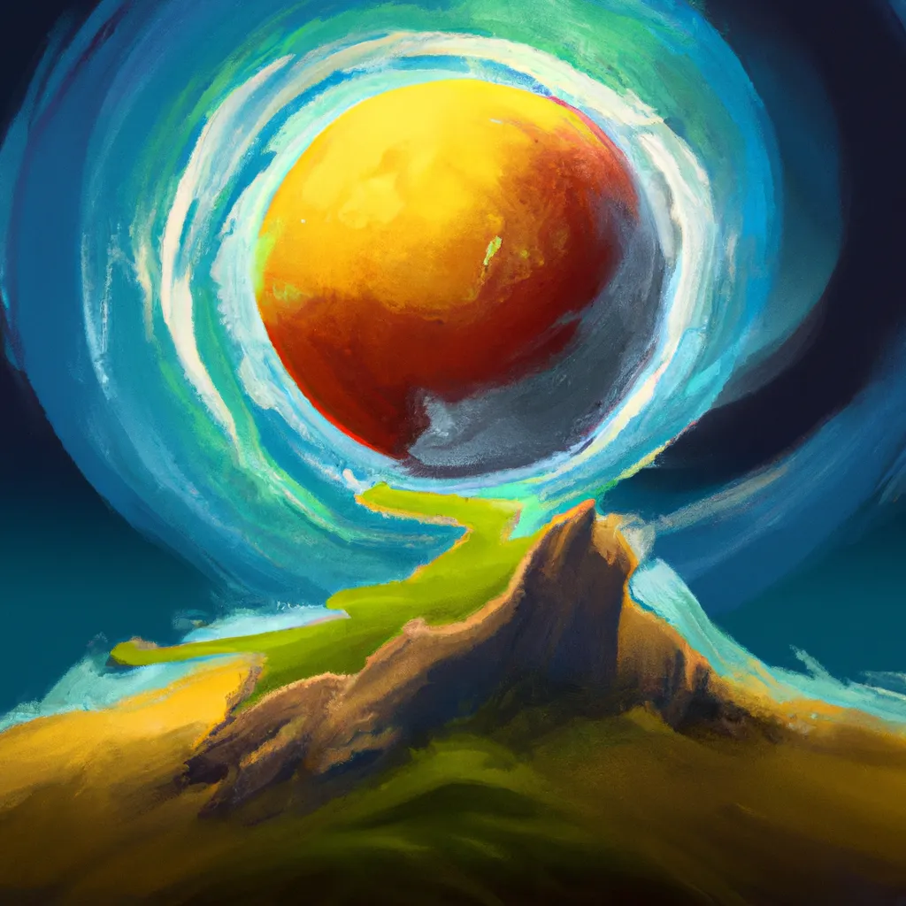 Ideias lua gira em torno da terra