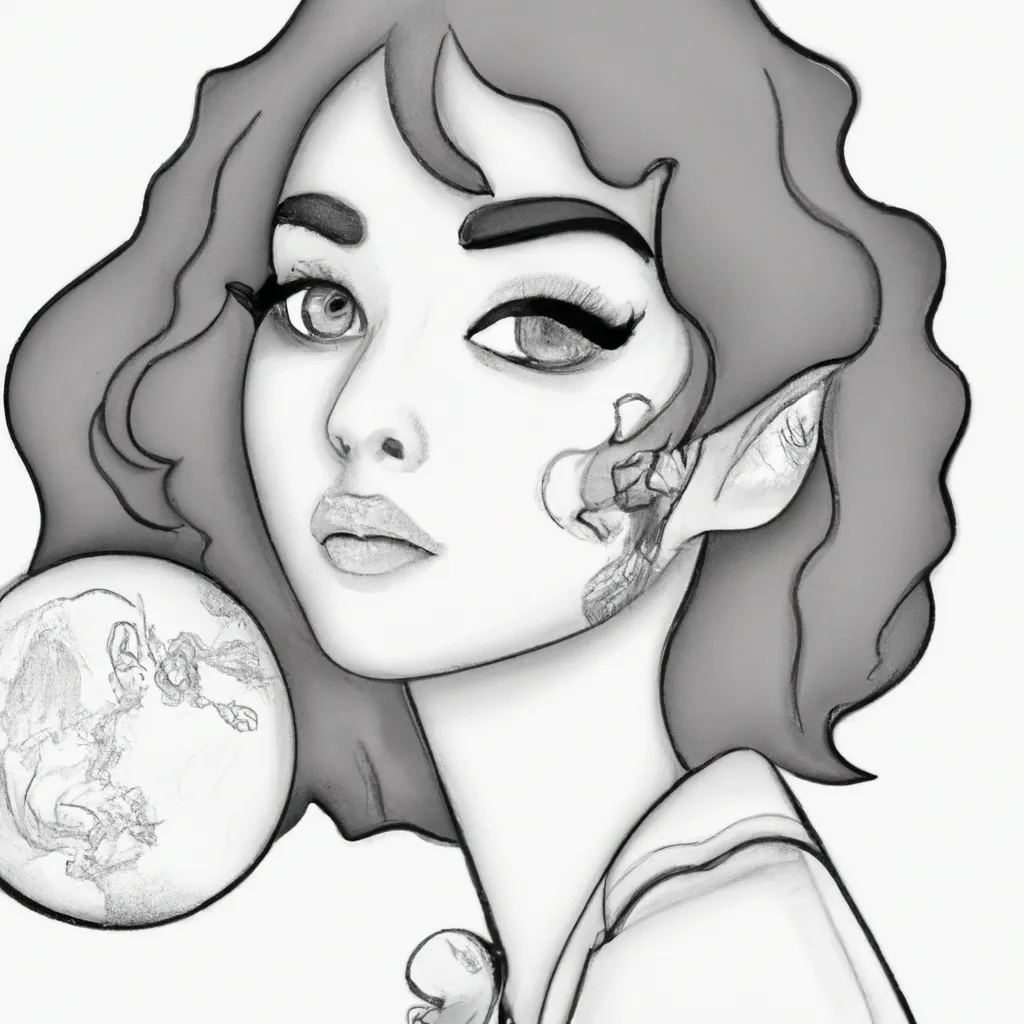 Ideias lua para colorir