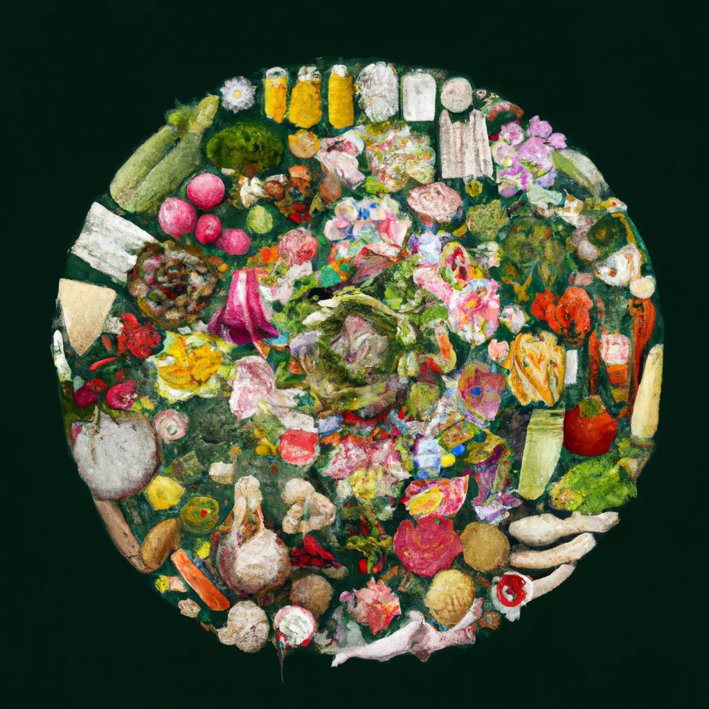Ideias mandala alimentos