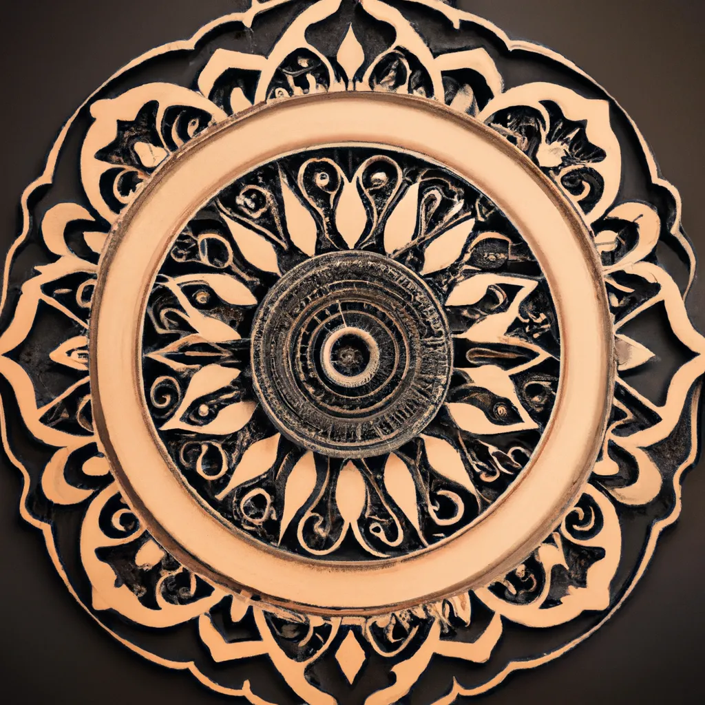 Ideias mandala mdf cru