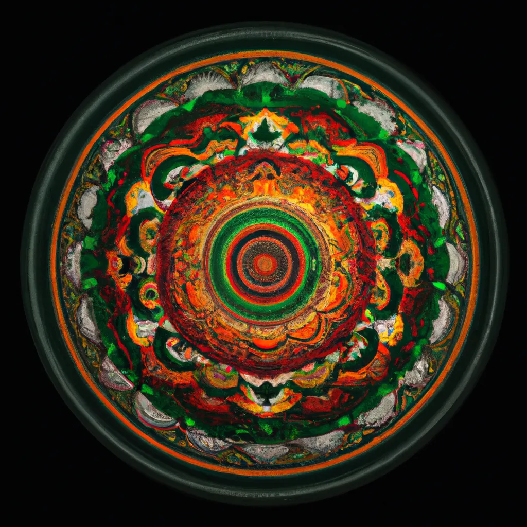 Ideias mandala redonda