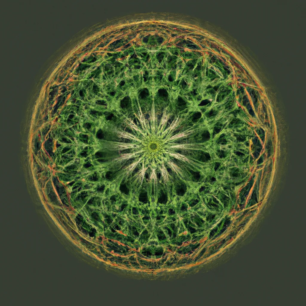 Ideias mandala verde