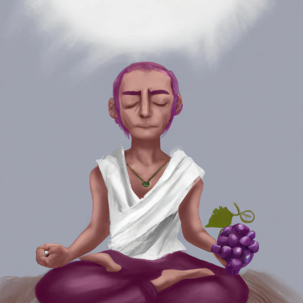 Ideias meditacao uva passa