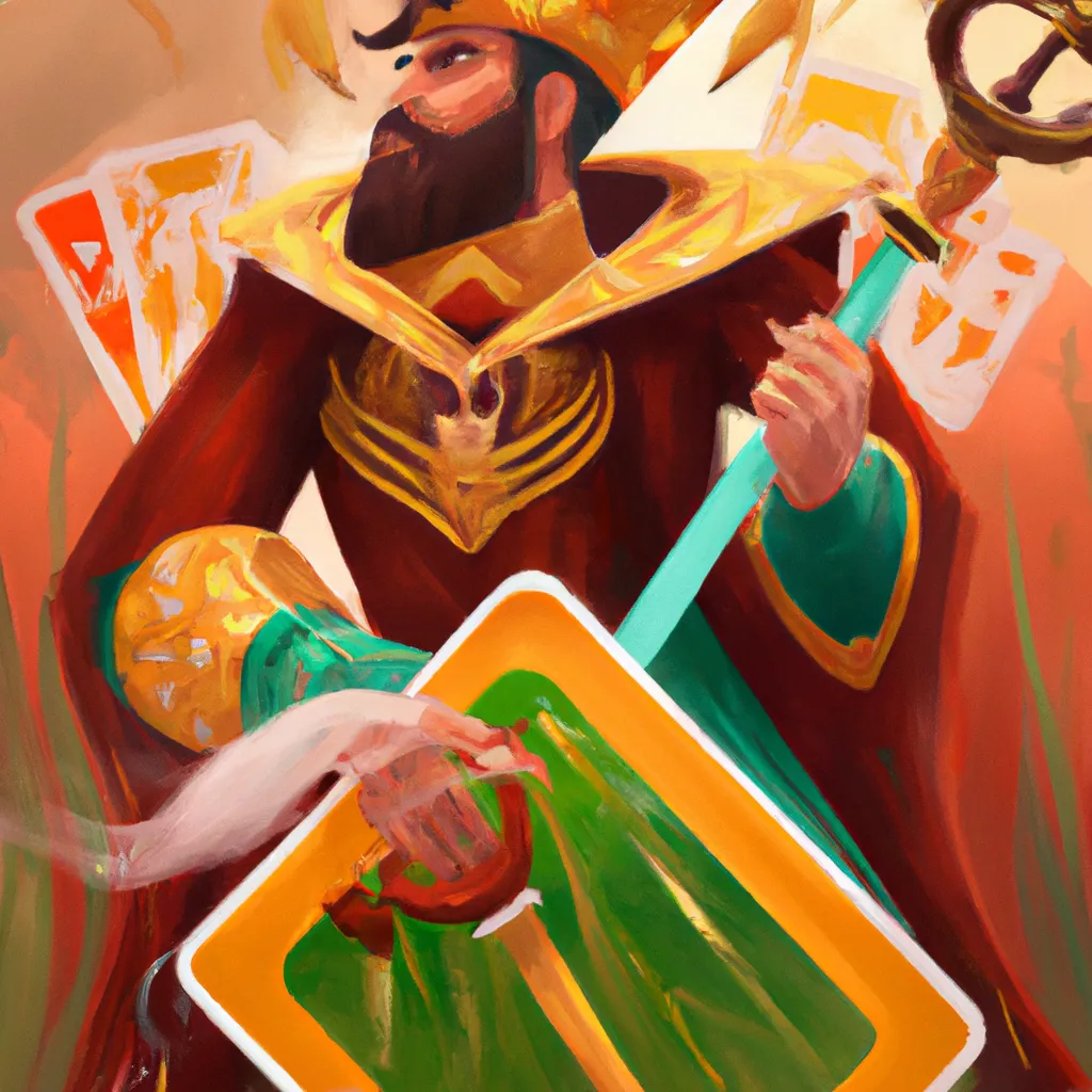 Ideias tarot king of wands