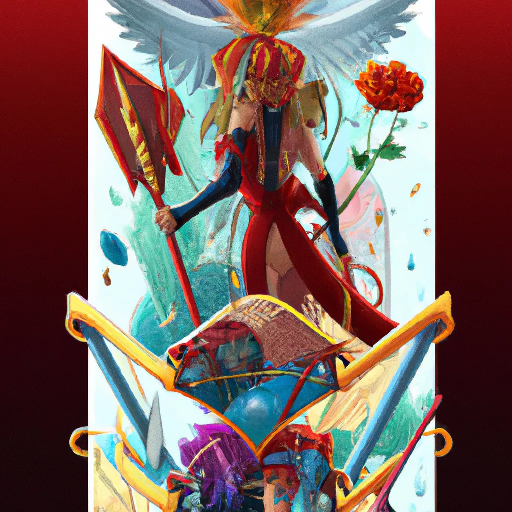 Ideias tarot quatro de espadas